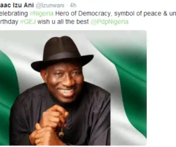 Nigerians Celebrate GEJ